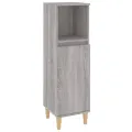Armoire salle de bain sonoma gris 30x30x100 cm