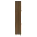 Armoire de bain Chêne marron 30x30x179 cm Bois d'ingénierie