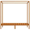 Cadre de lit à baldaquin Marron miel Pin massif 90x200 cm