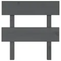 Tête de lit Gris 93,5x3x81 cm Bois massif de pin