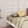 Tête de lit Blanc 106x4x104 cm Bois massif de pin