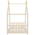 Cadre de lit d'enfant Bois de pin massif 90 x 200 cm