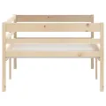 Cadre de lit Bois de pin massif 90x200 cm