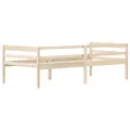 Cadre de lit Bois de pin massif 90x200 cm