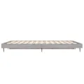 Cadre de lit sonoma gris 140x190 cm bois d'ingénierie