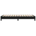 cadre de lit Noir 90x200 cm Tissu