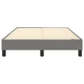 cadre de lit Gris foncé 120x200 cm Tissu
