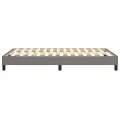 cadre de lit Gris foncé 120x200 cm Tissu