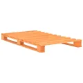 Cadre de lit de palette Marron Bois de pin massif 100 x 200 cm