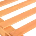 Cadre de lit de palette Marron Bois de pin massif 100 x 200 cm