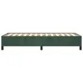 Cadre de lit Vert foncé 80x200 cm Velours