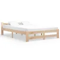 Cadre de lit Bois de pin massif 160x200 cm