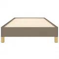 Cadre de lit Taupe 90x200 cm Tissu
