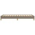 Cadre de lit Taupe 90x200 cm Tissu