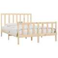 Cadre de lit Bois massif 140x200 cm