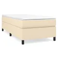 cadre de lit Crème 80x200 cm Tissu