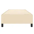 cadre de lit Crème 80x200 cm Tissu