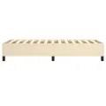 cadre de lit Crème 80x200 cm Tissu