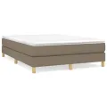 cadre de lit Taupe 140x200 cm Tissu