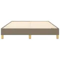 cadre de lit Taupe 140x200 cm Tissu