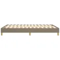 cadre de lit Taupe 140x200 cm Tissu