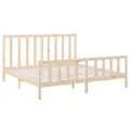 Cadre de lit Bois de pin massif 200x200 cm