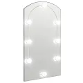 Miroir avec éclairage LED 90x45 cm Verre Arche