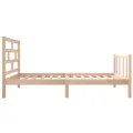 Cadre de lit Bois de pin solide 90x200 cm