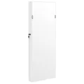 Armoire à bijoux avec miroir et éclairage LED mural blanc