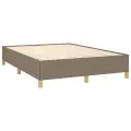 Cadre de lit Taupe 140x200 cm Tissu