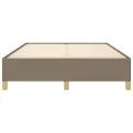 Cadre de lit Taupe 140x200 cm Tissu