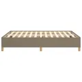 Cadre de lit Taupe 140x200 cm Tissu