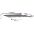 Cadre de lit 120x190 cm Bois de pin massif
