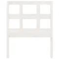 Tête de lit Blanc 80,5x4x100 cm Bois massif de pin
