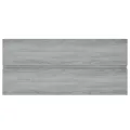 Armoire de lavabo Sonoma gris 100x38,5x45 cm Bois d'ingénierie