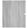 Armoire de lavabo Sonoma gris 100x38,5x45 cm Bois d'ingénierie
