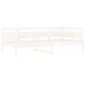 Lit de jour Blanc Bois massif de pin 90x190 cm