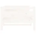 Lit de jour Blanc Bois massif de pin 90x190 cm