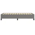 Cadre de lit Gris foncé 90x190 cm Tissu