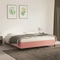 Cadre de lit Rose 160x200 cm Velours