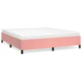 Cadre de lit Rose 160x200 cm Velours