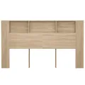Armoire de tête de lit Chêne sonoma 180x18,5x104,5 cm