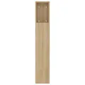 Armoire de tête de lit Chêne sonoma 180x18,5x104,5 cm