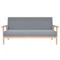 Ensemble de canapés 2 pcs Tissu Gris clair