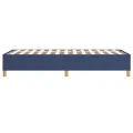 cadre de lit Bleu 100x200 cm Tissu