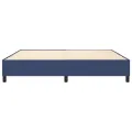 cadre de lit Bleu 200x200 cm Tissu