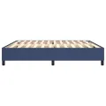 cadre de lit Bleu 200x200 cm Tissu
