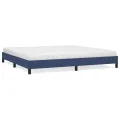 Cadre de lit Bleu 200x200 cm Tissu