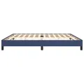 Cadre de lit Bleu 200x200 cm Tissu