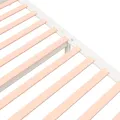 Cadre de lit Blanc Bois massif 200x200 cm